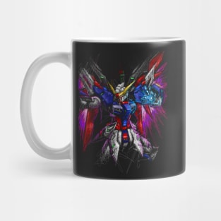 Destiny gundam scribble Mug